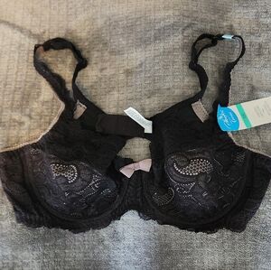 Playtex Black Lace Bra Elegant Intimates